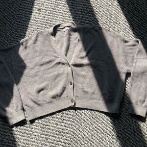 TNA Taupe Knit Cardigan